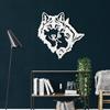 Metal Wall Art, Metal Wolves Art, Metal Wolf Head, Metal Wall Decor