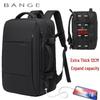BANGE Men's High-Capacity Business & Travel Laptop Backpack