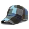 Outdoor Men Women Adjustable Sunscreen Hats Baseball Hats Sun Cap Plaid Caps