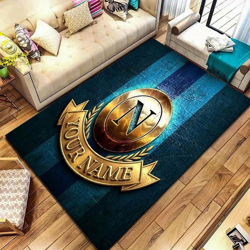 SSC Napoli Custom Name Carpet Rug for Living Room Bedroom Home Sofa Decoration,Kids play Non-slip Floor Mat