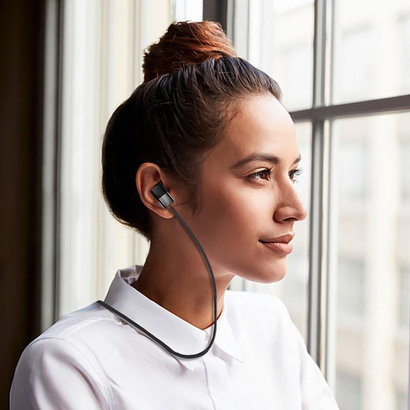 Soft Straps Cord Antilost Sport String Skin-Friendly Neck Around Wireless Headphone Lanyard for Status Between /3ANC