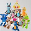 Игрушка для обогащения досуга собаки Милое Животное Веревка Игрушка для Собаки Плюшевый Щенок Грызун Питомец Пищащая Игрушка Мультяшная Интерактивные Игры Для Собак Вещи Для Собак