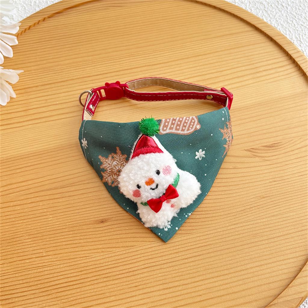 Christmas Pet Scarf Collar, Cute Pet Christmas Accessories Dog Collar