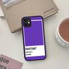 Канди-цвет Pantone Для IPhone 11 12 13 14 15 16 Pro Max Plus Матовый полупрозрачный чехол для телефона