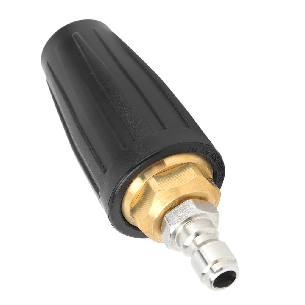 Турбо-насадка для мойки высокого давления 1/4 дюйма с быстрым соединением, керамический сердечник, медь, вращающаяся турбо-насадка 3000 фунтов на кв. дюйм