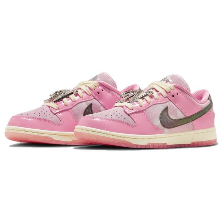 Nike Женские кроссовки Dunk Low LX Barbie розовые, розовые, бледно-ванильные, FN8927-621