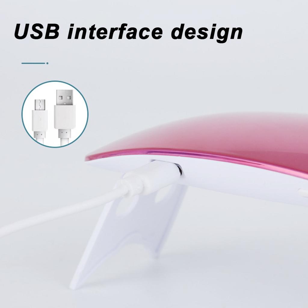 Машина для сушки ногтей УФ-светодиодная лампа Портативный USB-кабель для домашнего использования Мини-УФ-лампа для сушки гель-лака Инструменты для дизайна ногтей