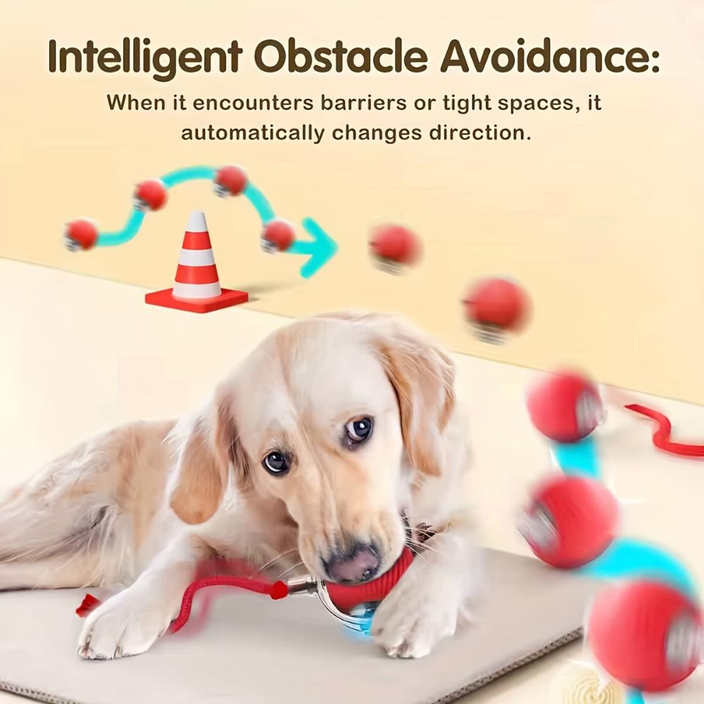 Умная интерактивная игрушка для кошек с автоматическим перекатыванием и перезаряжаемой батареей