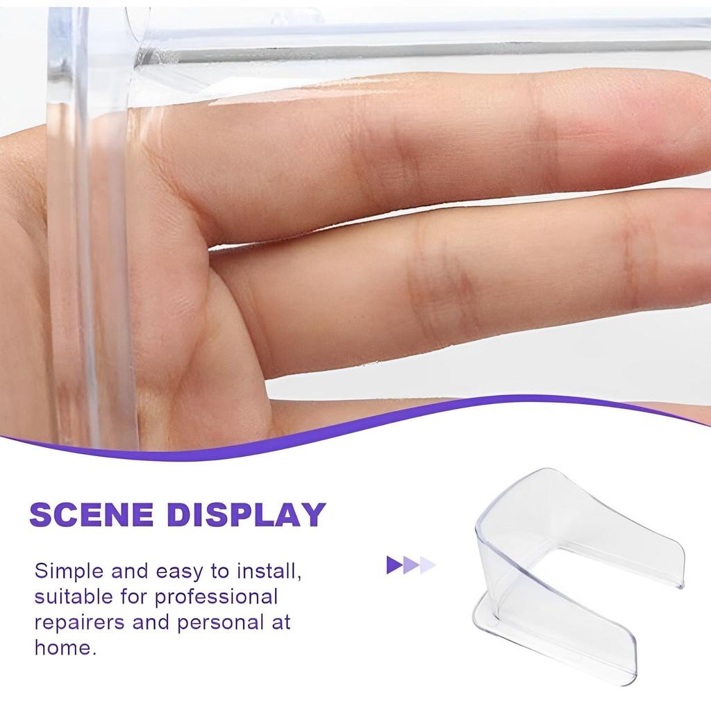 MIMIA Уличный чехол для домофона с двусторонним скотчем, армированный пластик, защита от дождя и солнца для беспроводных дверных звонков, простая установка (коричневый)