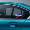 1Pcs PVC Car Body Fender Emblem Trunk Badge Stickers Accessories For Skoda Octavia Fabia Rapid Yeti Superb A5 A7 VRS VII Karoq ulvc23
