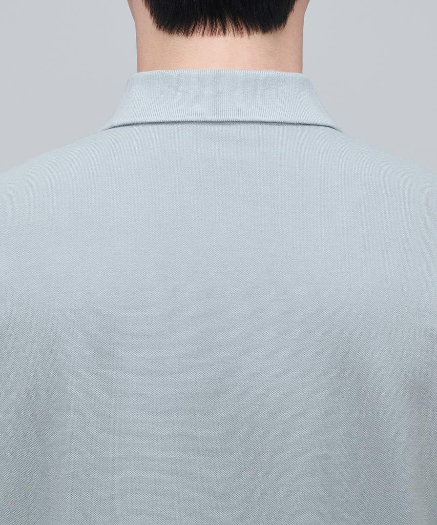MUSINSA STANDARD Basic Pique Polo Shirt [Light Grey]