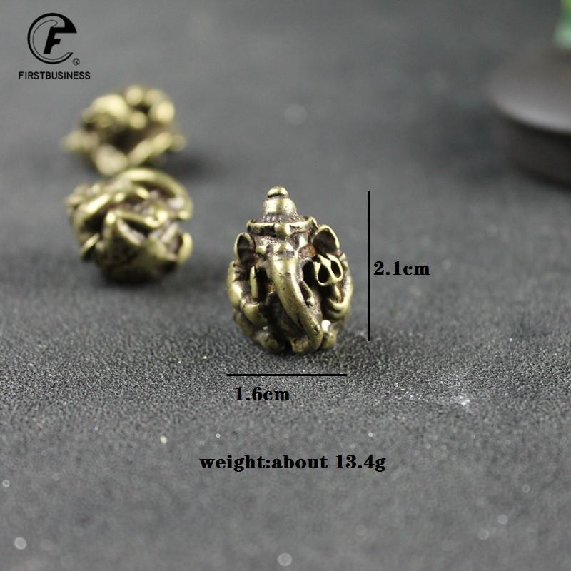 МИНИ статуэтка Лорда Ганеши Будды Скульптуры Слонобога Ганеши Фигурки Чистая Медь Домашний Сад Будда Декор Модель Подарок