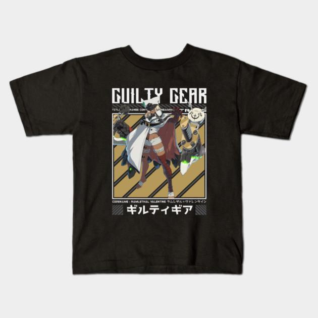 Boys Girls Soft Cotton Graphic Tees Ramlethal - Guilty Gear Strive T-shirt Breathable Daily School Wear Kids T-Shirts