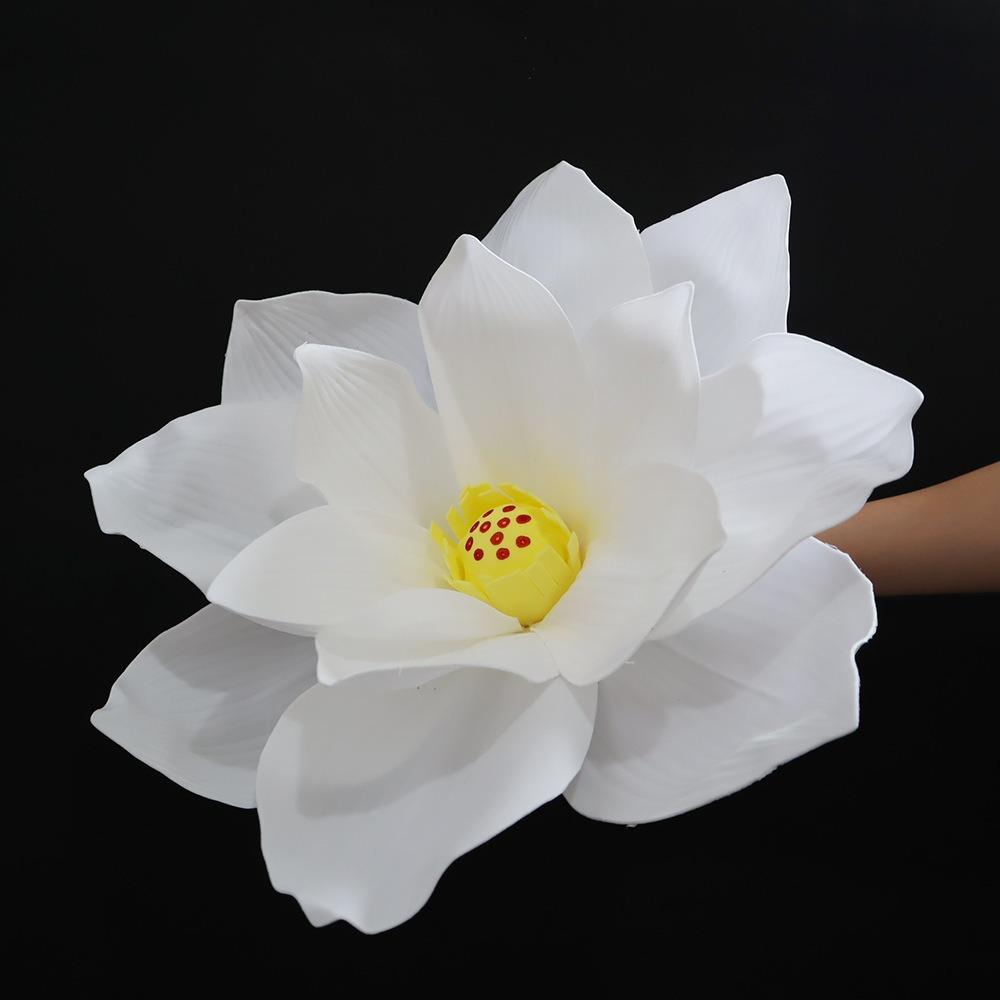 Fashion Simulation Lotus Flower Artificial Large Foam Fake Flowers New PE Giant Lotus Flower