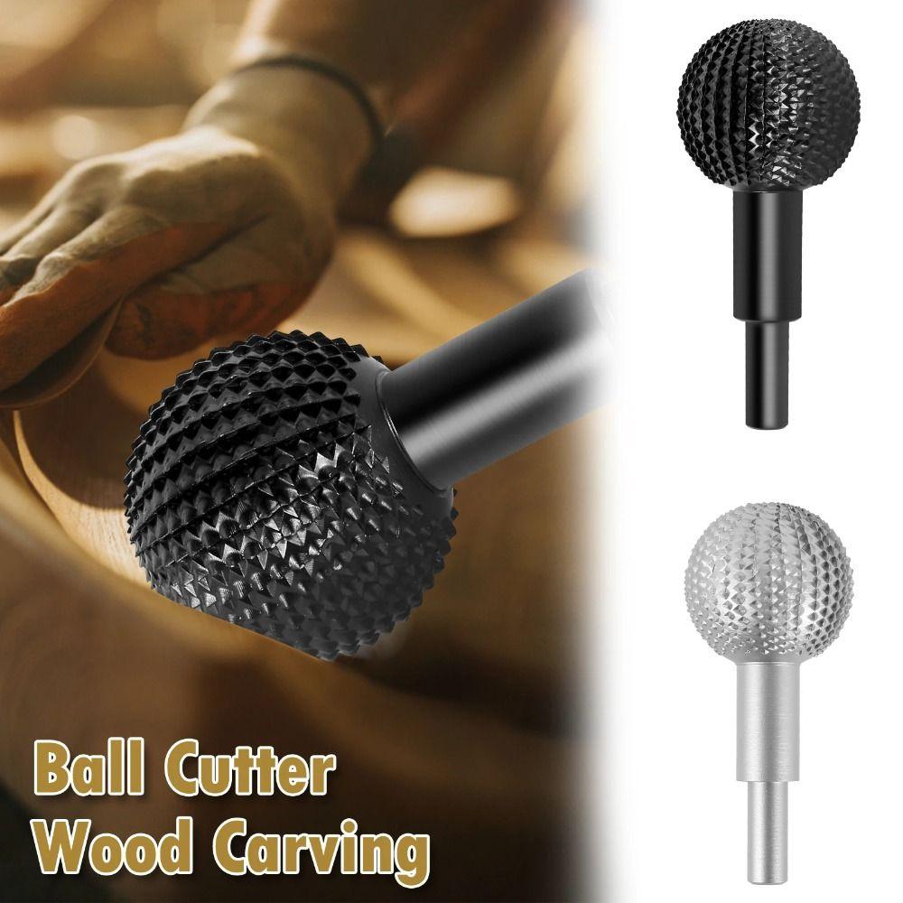 Резьбовая шарообразная стамеска шлифовальная головка сфера роторная борфреза полировка круглый сверлильный наконечник деревообработка