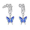 Faux Fake Belly Ring Butterfly Fake Belly Piercing Clip On Umbilical Navel Belly Button Cartilage Clip On Earrings Body Jewelry