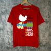 Фестиваль музыки Woodstock 3 дня мира Футболка Полный размер S-5XL TT1002 Унисекс Футболка