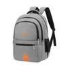 Letter Style Minimalist Printed Backpack Outdoor Travel Bag Student Schoolbag