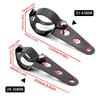Motorcycle Headlight Mount Bracket Fork Ear Chopper Headlamp Holder Clamp Adjustable Motor 27-36mm 38-48mm Universal