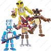 Hot Classic Movie FNAF Doll FNAF Five Nights Nightmare Chica Foxy Golden Bonnie Bear Action Figure Bricks Building Blocks Toys