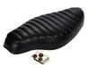 Custom Motorcycle Seat for Honda Super and Little Universal Double Aftermarket Cub, C50, C70, C90, Cub, Seat, (Black)