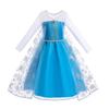 Toddler Snow Princess Size Ages Perfect for and Parties Girls' Dress, Blue, 100, 2-3, Halloween, Christmas,
