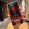 Чехол для телефона Для iphone 17 Pro Max Air 16 15 14 13 Pro Max 15 16 Pro 15Plus Япония Самурай Ниндзя