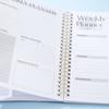 Блокнот-планировщик на 53 листа. Еженедельный список целей и приоритетов в планировщике. Страница привычек. Блокноты для организации офиса.
