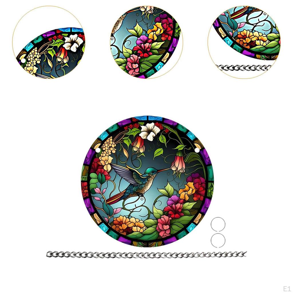 Орнамент Ловец Солнца Колибри, Прочная Подвеска на Окно, Декор Ловец Солнца для Патио