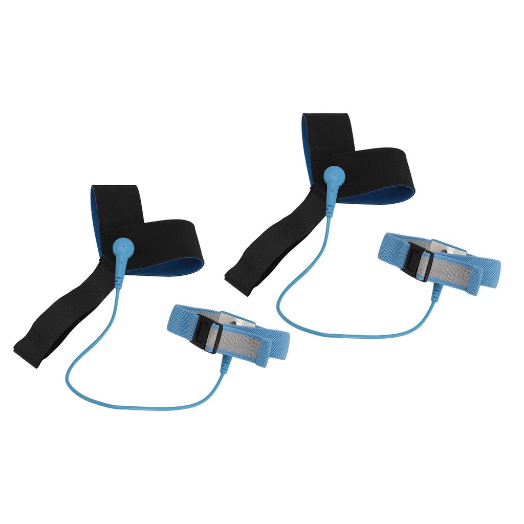 2 шт. Антистатические заземляющие ремешки на пятку, регулируемые, эластичные заземлители подошвы ESD, браслет с пряжкой для отвода электростатического разряда