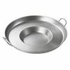 Seasoned Iron Frying and Grilling Pan Uncoated 50 Cm Cooking Gas Compatible Round