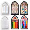 1 Pcs Jewelry Display Holder Tray DIY Dish Mold Church Window Crystal Epoxy Resin Mold Cabinet Storage Box Silicone Mould