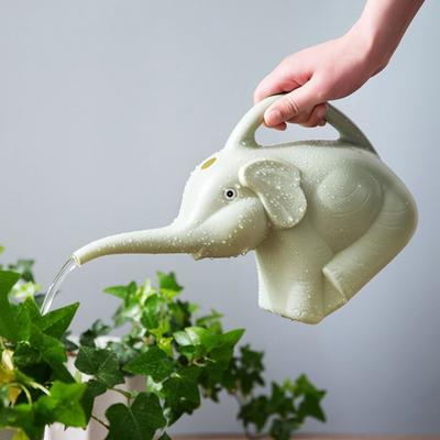 Лейка-слон 2 л лейка с длинным носиком милая лейка в виде животного с ручкой для комнатных растений, уличных горшечных растений, домашнего садоводства