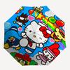1pc Hello Kitty Friends Automatic Opening Folding Umbrella with 8-Bone Iron Frame - Portable Design for Outdoor Use, Perfect Gift for Fans, Travelers,