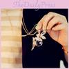 Элегантная Мода Женщины Кристалл Фея Ангел Крыло Подвеска Длинная Цепочка Ожерелье Подарок