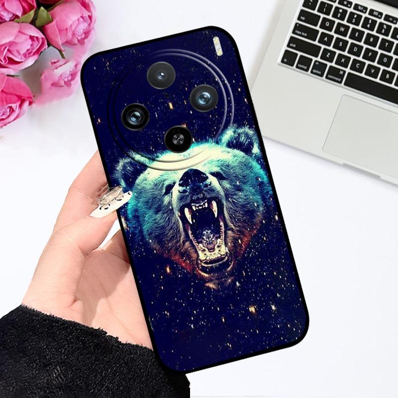 Чехол для Vivo X200 Pro mini 5G V2419A V2405DA Силиконовый ТПУ Чехол для Телефона Для VIVO X 200 Fundas X200Pro Милый Астронавт Сумки для Телефона