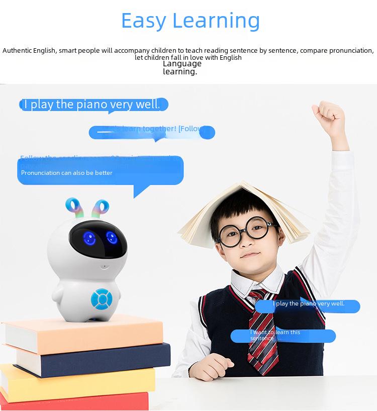 Интерактивная обучающая игрушка-робот на базе искусственного интеллекта для раннего обучения детей с функцией голоса и WiFi