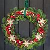 Christmas Wreath Hangers Mantel Garland Hooks Adhesive Christmas Stockings Hangers Reusable Wreath Hooks