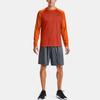 Under Armour Спортивная футболка с длинным рукавом и круглым вырезом Color Block, мужские топы, темно-оранжевый 1356851-830