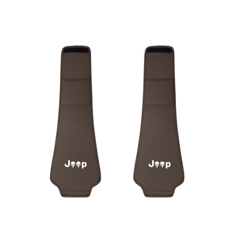 1Pcs Car Seat Headrest Cover Anti-Dirty Protective Cover For Jeep Grand Cherokee Wrangler JK Gladiator Compass Renegade Wagoneer AKW1
