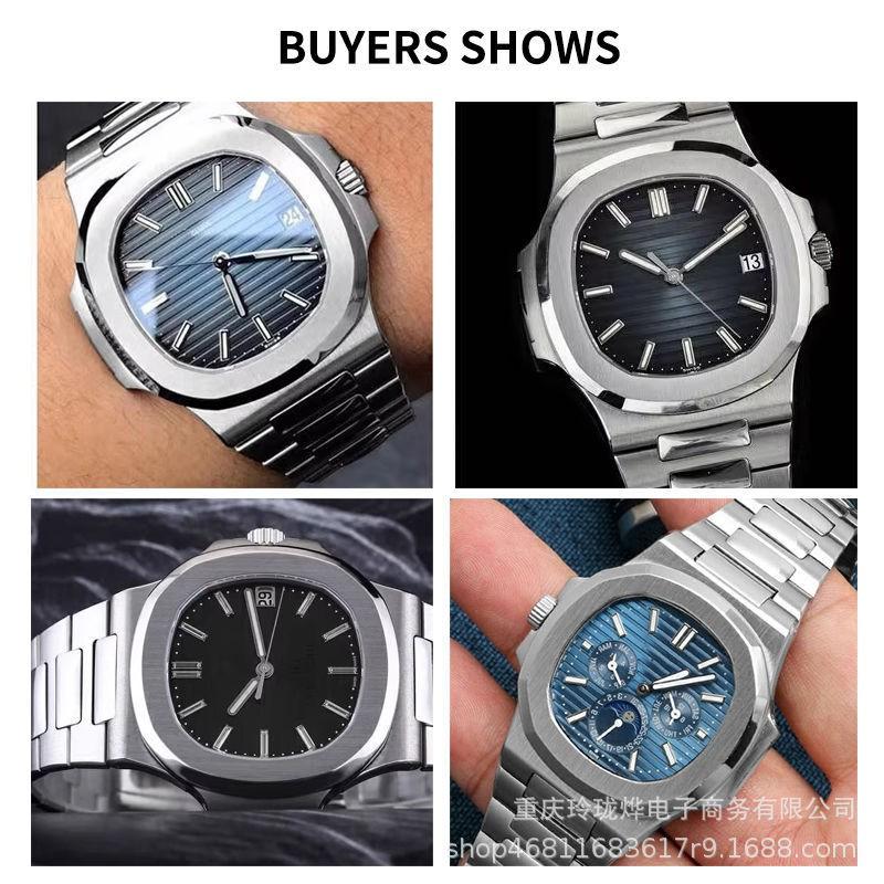 Stainless Steel Watch Band Patek Philippe Nautilus 5711/1A010 13mm Curved End Mens Replacement Strap