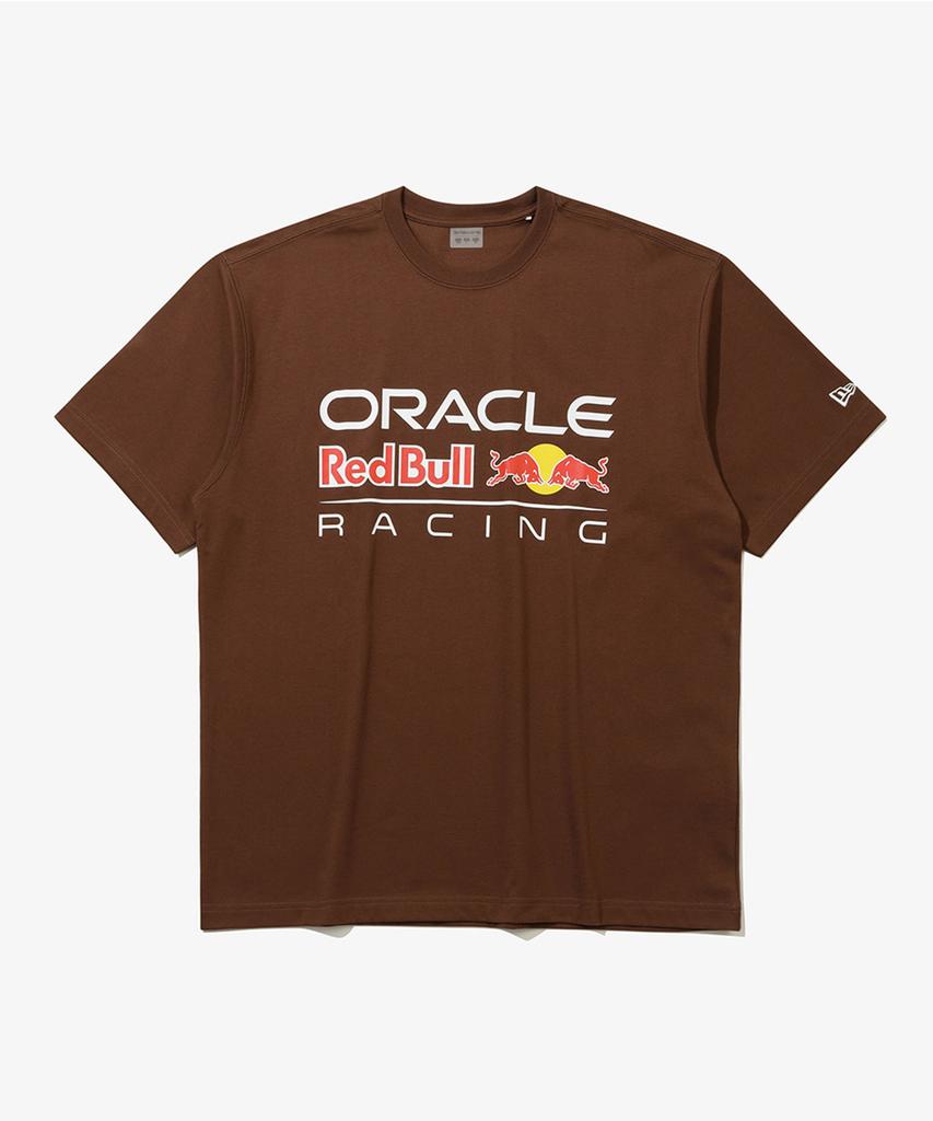 New Era Коричневая футболка с логотипом Oracle Red Bull Racing