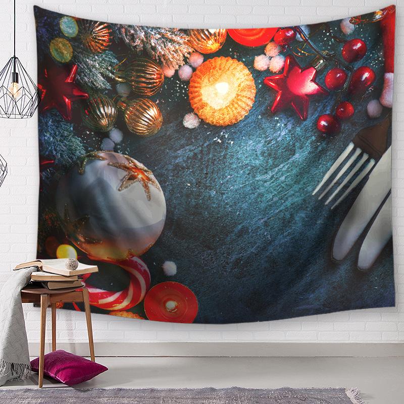 Рождественский гобелен в европейской и американской рождественской серии, гобелен для гостиной, спальни, скатерть