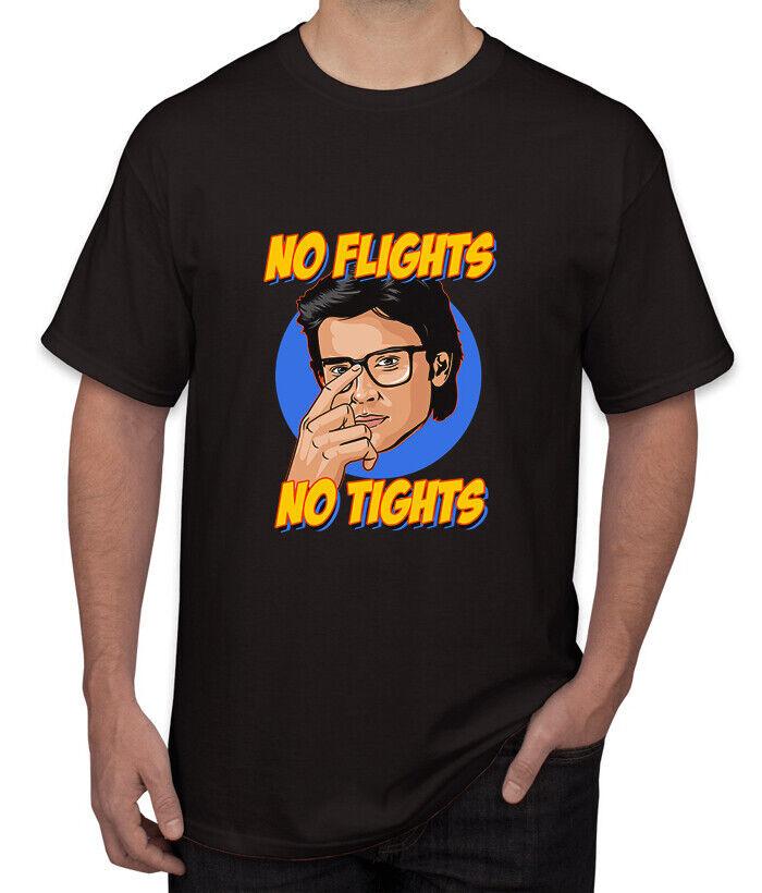 Tom Welling's No Flights, No Tights Men's Tee Shirt S to 5XL