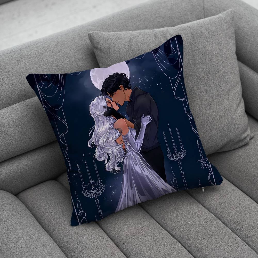 P-Paedyn And Kai Books Pillow Case For Home Bedroom Car Office Decoration Living Room Sofa Cushion Cover Suitable
