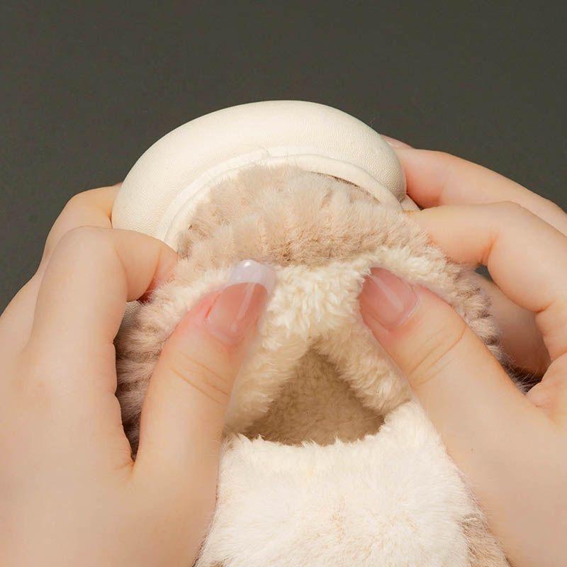 Детские хлопковые тапочки, милые домашние теплые нескользящие детские меховые тапочки с героями мультфильмов, модные домашние мягкие тапочки