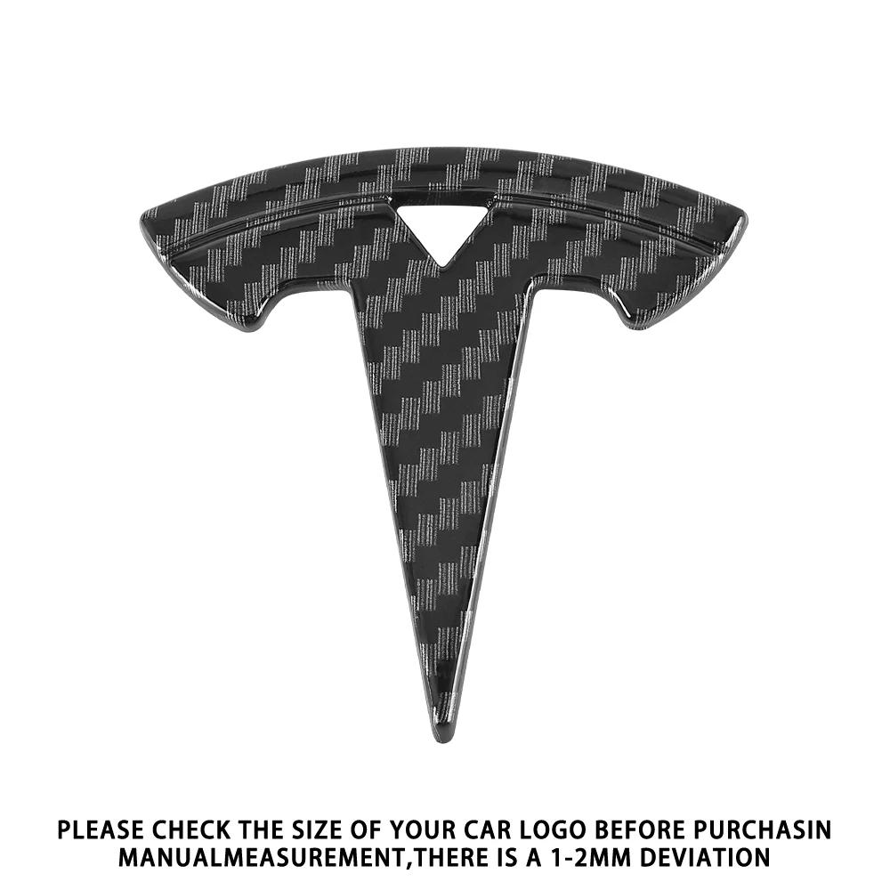 Car Sticker 2025 New Tesla ABS Car Steering Wheel Center Badge Sticker Interior Auto Decoration Decal For Tesla Model 3 Model S