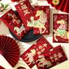 6Pcs/Set Chinese  Year Money Envelope Horse Year Red Envelope Red Pocket Spring Festival Envelope