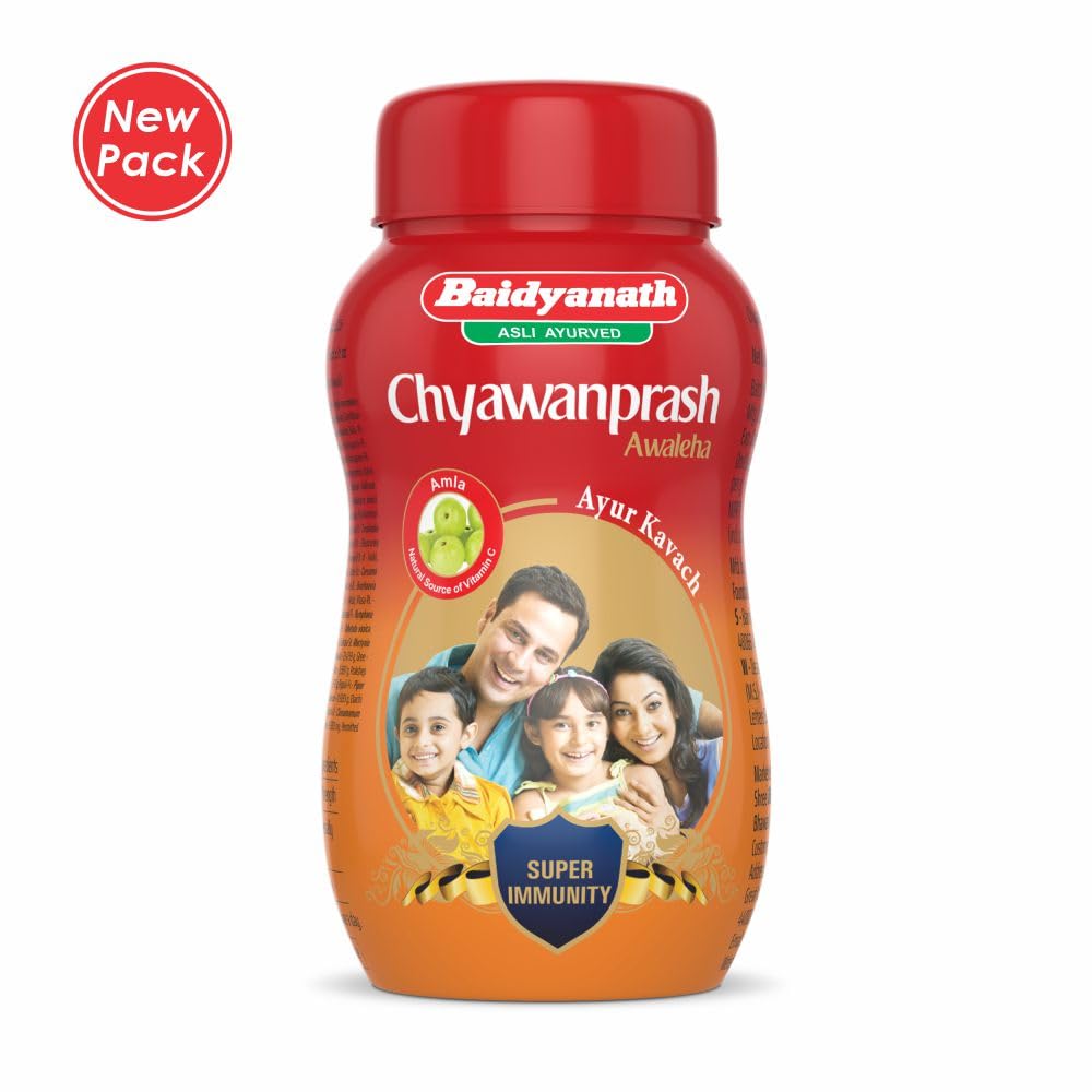 Baidyanath Чаванпраш Специальный 250 г | Растительный иммуностимулятор с чистым гхи и амлой | Поддержка ежедневной энергии и хорошего самочувствия для всех возрастов