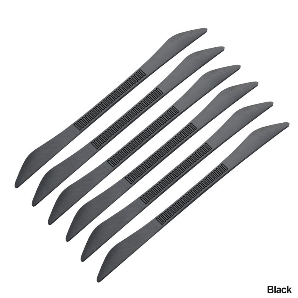 6 шт. набор, универсальная защита от царапин, защита бампера, защита края двери автомобиля, защитная наклейка для зеркала заднего вида, защитная наклейка